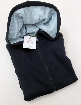 Felpa cappuccio taglia 3/4 anni